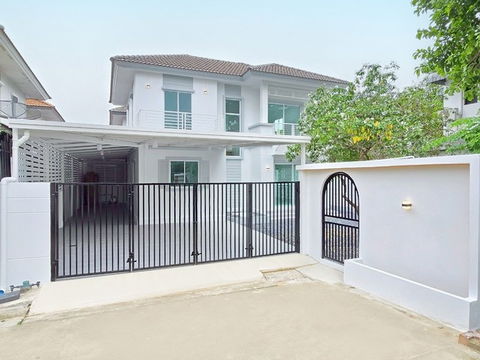 บ้านเดี่ยว รีโนเวทใหม่ พร้อมอยู่ พื้นที่กว้างเป็นส่วนตัว...พฤกษาวิลเลจ 35 คลองหลวง คลองสาม