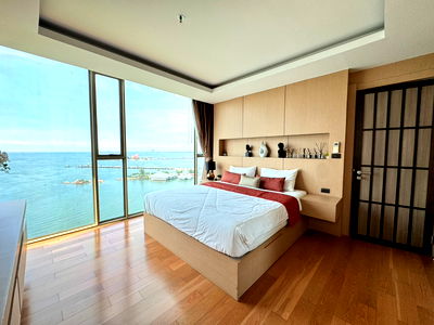 Condos for rent Si Racha Chonburi : For rent Marana Bay Front - 2 Bed 2 Bath sea view 12th floor area 88 sq m - beautifully decorated room, ready to move in