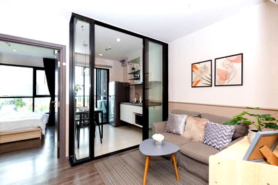 Condos for rent : Condo for rent :  The Base Park West Sukhumvit 77((BTS Onnut )) MK-02  line @livingbkk