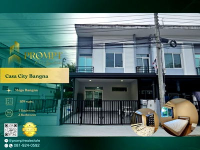 เช่าบ้านเดี่ยว นิคมอุตสาหกรรมบางปู : CD03690 - Casa City Bangna : Mega Bangna