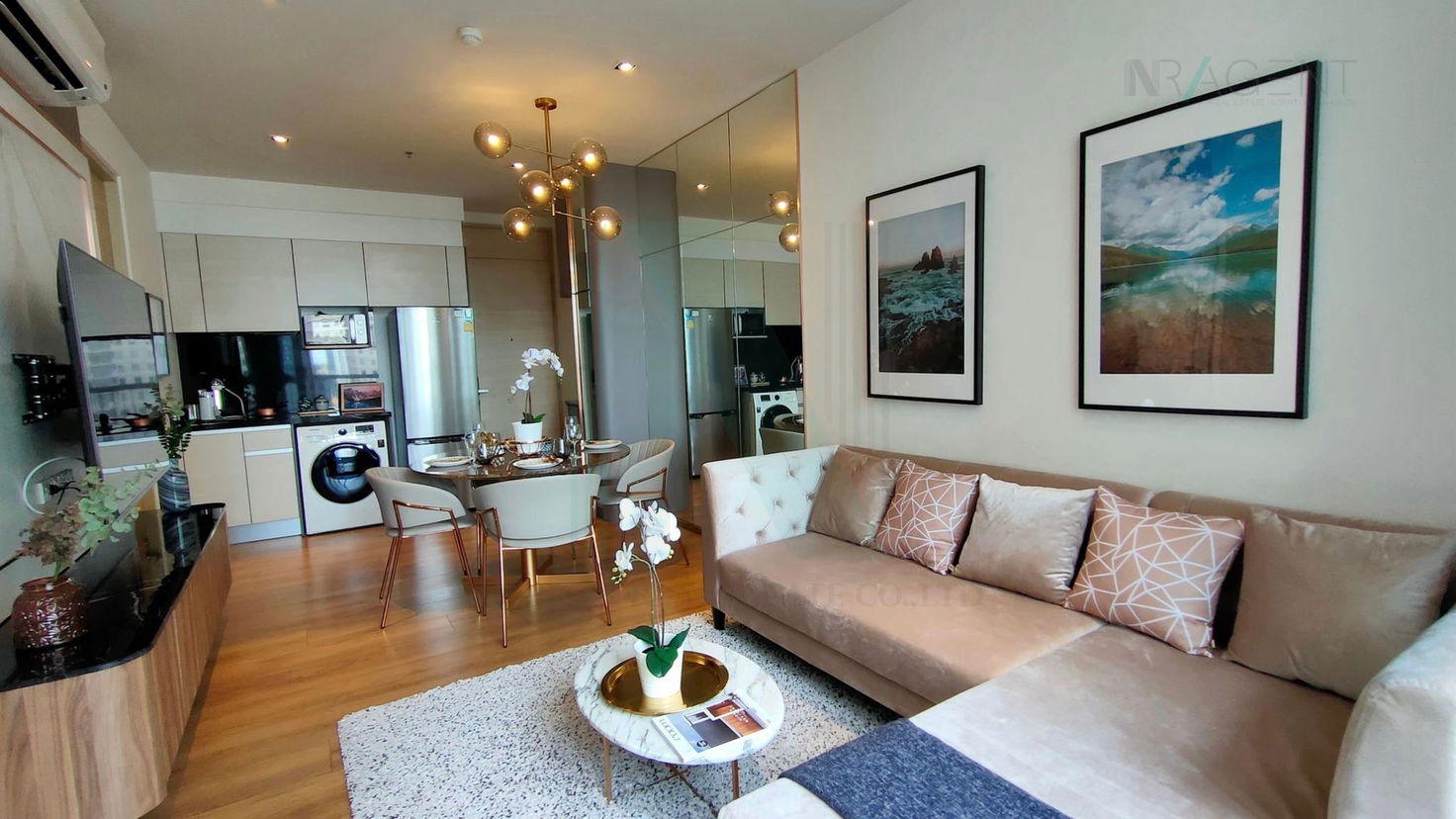 รูป 🎊 ให้เช่าคอนโด พาร์ค 24 อาคาร 1 ชั้น 12 2 ห้องนอน ขนาด 52 ตรม ใกล้ Emporium - รูปที่ 1/8