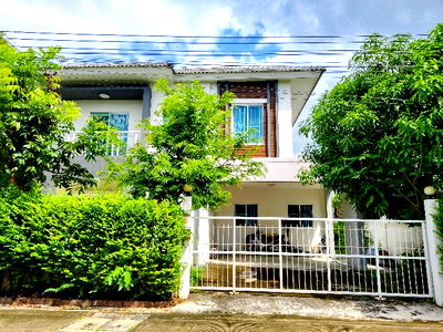 เช่าบ้านเดี่ยว นนทบุรี : ให้เช่าบ้านเดี่ยวหลังมุม พร้อมอยู่ 4 ห้องนอน 2 ห้องน้ำ 2 ที่จอดรถ ต.ศาลากลาง อ.บางกรวย จ.นนทบุรี