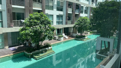 a space sukhumvit 77 for rent swimming pool view 