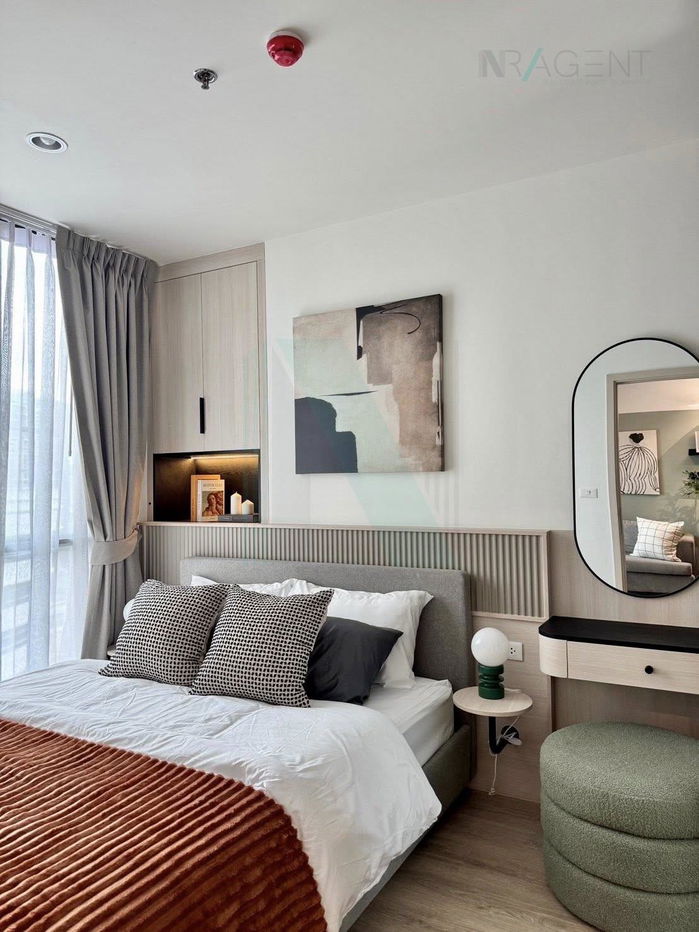 รูป 🎊 ให้เช่าคอนโด นิว ดิสทริค อาร์ 9 อาคาร 1 ชั้น 16 1 ห้องนอน ขนาด 27 ตรม ใกล้ MRT พระราม 9 - รูปที่ 2/8