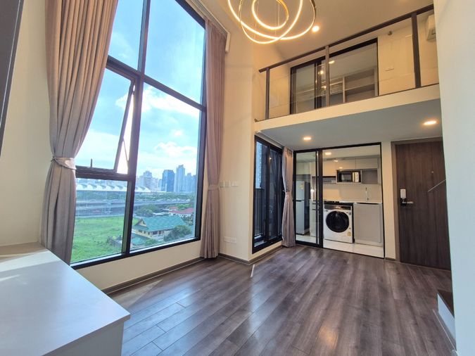 🔥( ราคาถูกสุด!! ) Duo Space 2 ห้องนอน 42 ตรม. Knightsbridge Space Rama 9 ใกล้ MRT พระราม 9