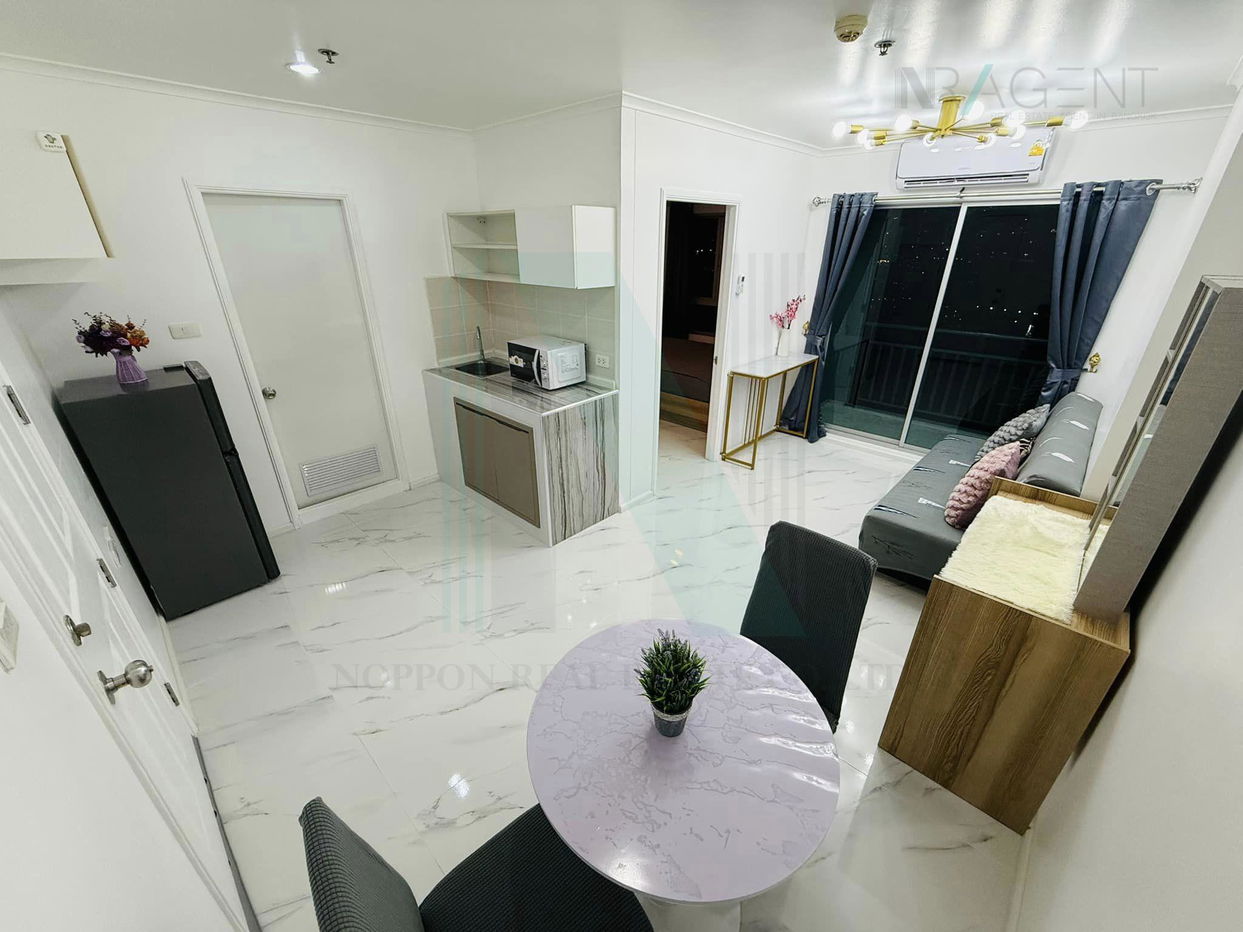 รูป 🎊 ให้เช่าคอนโด ลุมพินี วิลล์ ราษฎร์บูรณะ - ริเวอร์วิว อาคาร 1 ชั้น 23 1 ห้องนอน ขนาด 30.00 ตรม ใกล้ บิ๊กซี บางปะกอก - รูปที่ 4/8