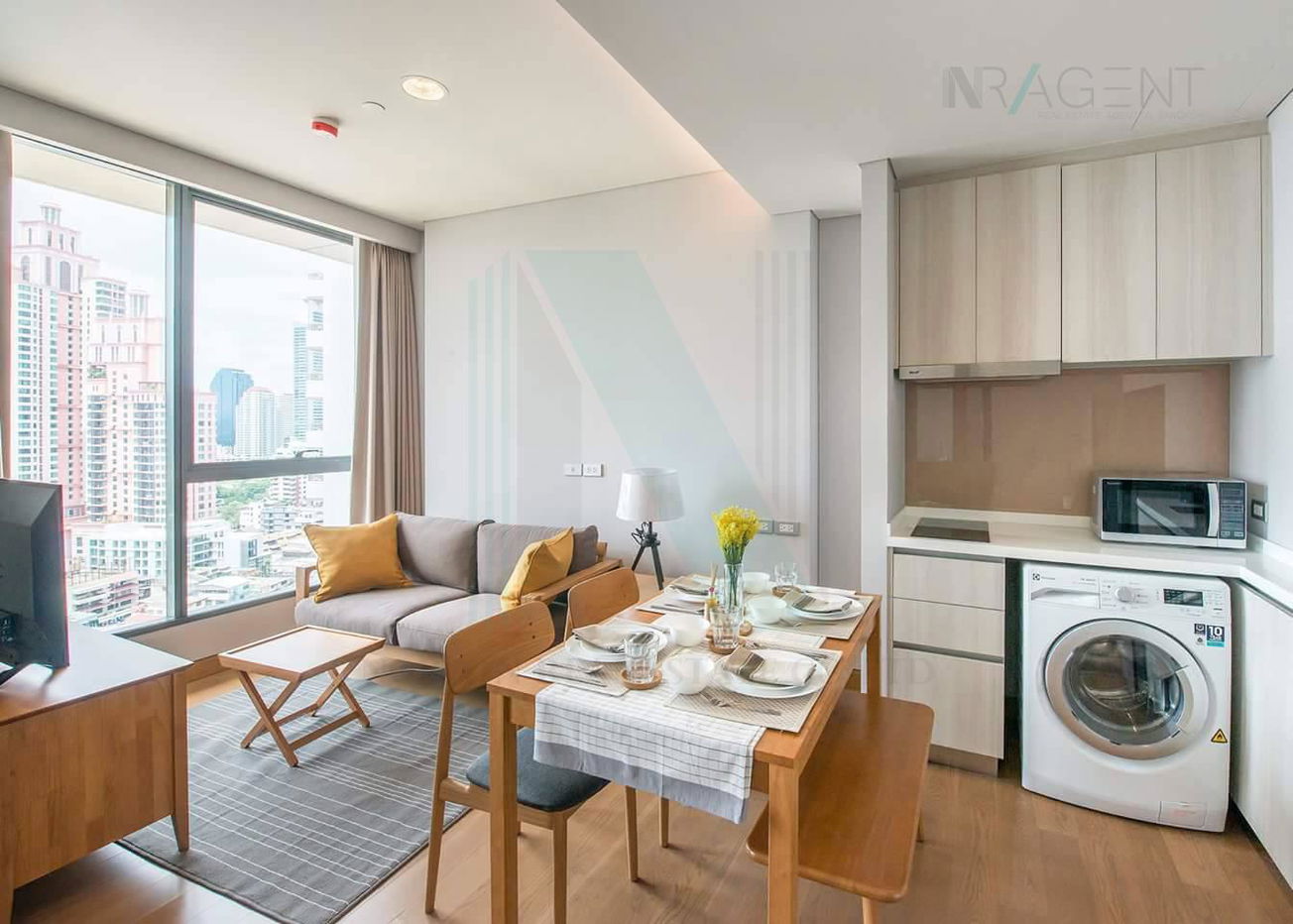 picture ð For Rent Condo THE LUMPINI 24 Building 1, Floor 15,1 bed room, Room size 39 sqm - 3/8