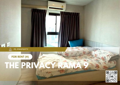คอนโดให้เช่า : ให้เช่า 🔥 The Privacy Rama 9 🔥 เฟอร์นิเจอร์ และ เครื่องใช้ไฟฟ้าครบ ใกล้ APL รามคำแหง