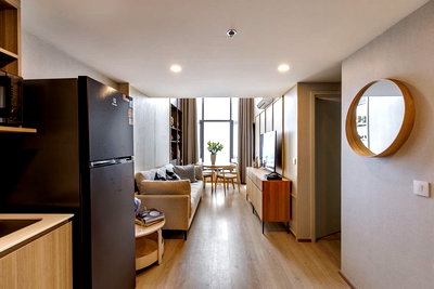 เช่าคอนโด สุขุมวิท ตอนกลาง : ให้ เช่าคอนโด Life Rama 4 – Asoke (ไลฟ์ พระราม 4 – อโศก) 2 ห้องนอน Vertiplex 2 ชั้น | 52 ตร.ม. | ชั้น 34 | ห้องแต่งครบพร้อมอยู่