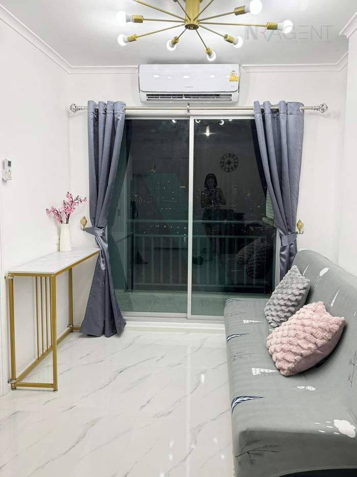 รูป 🎊 ให้เช่าคอนโด ลุมพินี วิลล์ ราษฎร์บูรณะ - ริเวอร์วิว อาคาร 1 ชั้น 23 1 ห้องนอน ขนาด 30.00 ตรม ใกล้ บิ๊กซี บางปะกอก - รูปที่ 5/8