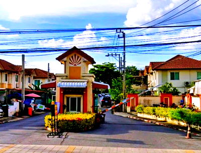 Townhouses for rent BTS Yaek Kor Por Aor : PhahonYothin SaiMai BTS KhuKhot 2.6km. Townhouse for rent 2-storey 21 sq.wa. 170 sq.m. Sai Mai Sch 1