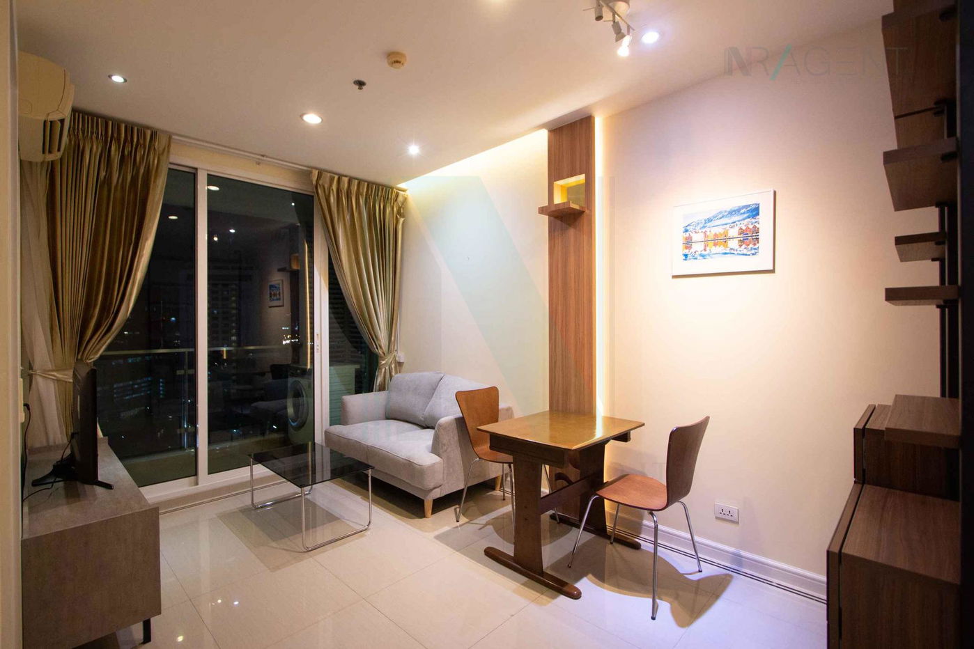 รูป 🎊 ให้เช่าคอนโด ทีซี กรีน พระราม 9 อาคาร C ชั้น 16 1 ห้องนอน ขนาด 35.00 ตรม ใกล้ เซ็นทรัล พลาซ่า พระราม 9 - รูปที่ 2/8