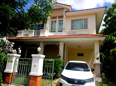 บ้านเดี่ยวให้เช่า : ให้เช่า บ้านเดี่ยว2ชั้น 52ตรว. ถนน วงแหวน/อ่อนนุช ใกล้สนามบินสุวรรณภูมิ