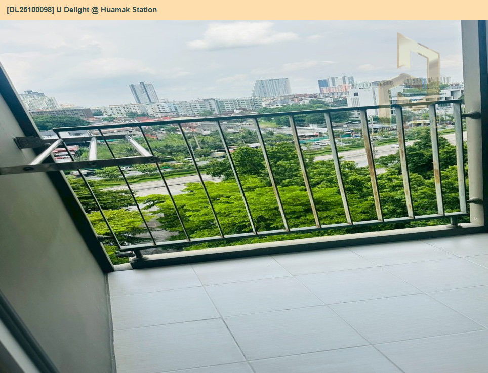 picture DL25100098 Condo for rent, U Delight @ Huamak Station near ARL Hua Mak, ready to move in, call urgently 0638692663 LineID @523dslwi - 14/14