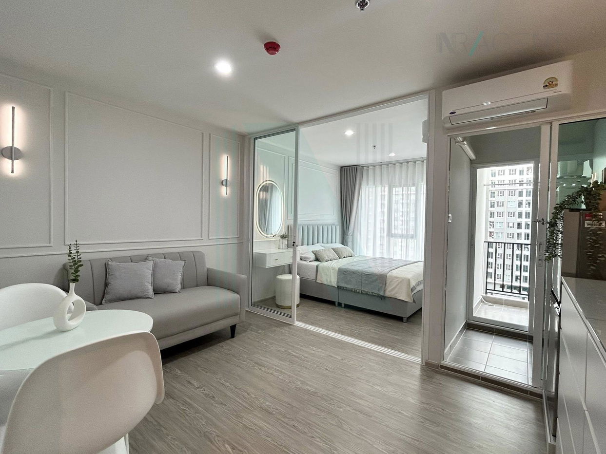 รูป ให้เช่าคอนโด รีเจ้นท์ โฮม บางนา อาคาร B ชั้น 10 1 ห้องนอน ขนาด 28 ตรม ใกล้ BTS บางนา - รูปที่ 1/8