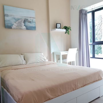 🚩 For Rent Condo S 1 RAMA 9  Building A, Floor 2,1 bed room, Room size 33.00 sqm