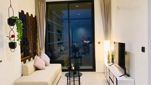 🎊 For rent condo CHAPTER CHAROENNAKHORN-RIVERSIDE Building B, Floor 34,2 bed room, Room size 49.00 sqm