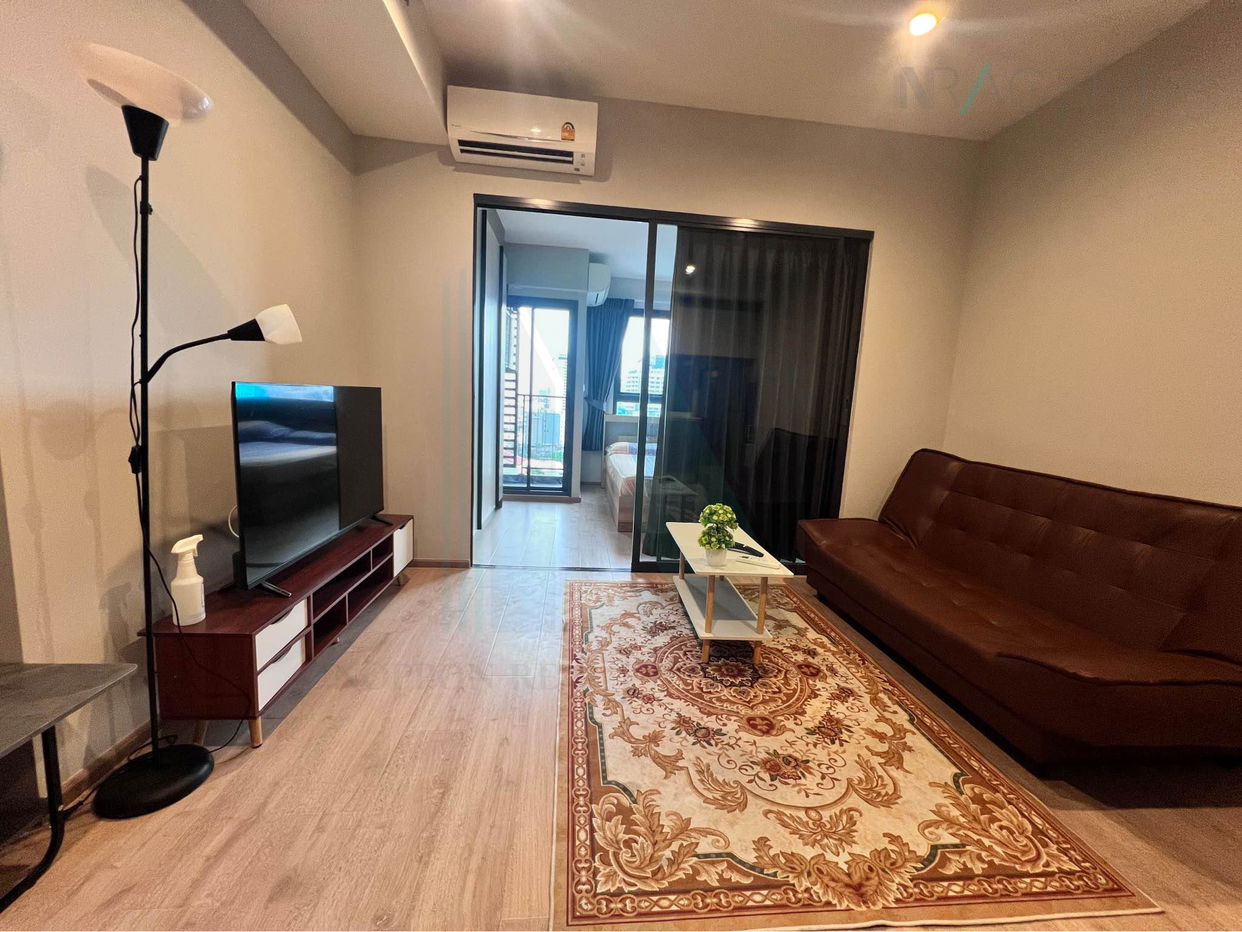 รูป 🎊 ให้เช่าคอนโด ไอดีโอ พระราม 9 - อโศก อาคาร 1 ชั้น 12 1 ห้องนอน ขนาด 34 ตรม ใกล้ MRT พระราม 9 - รูปที่ 5/8