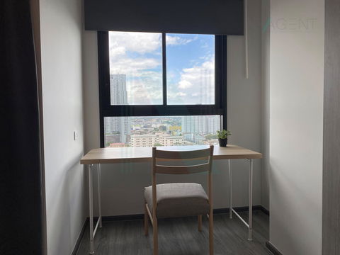 🎊 For Rent Condo IDEO RAMKHAMHAENG LAM SALI STATION Building 1, Floor 18,Studio, Room size 25 sqm