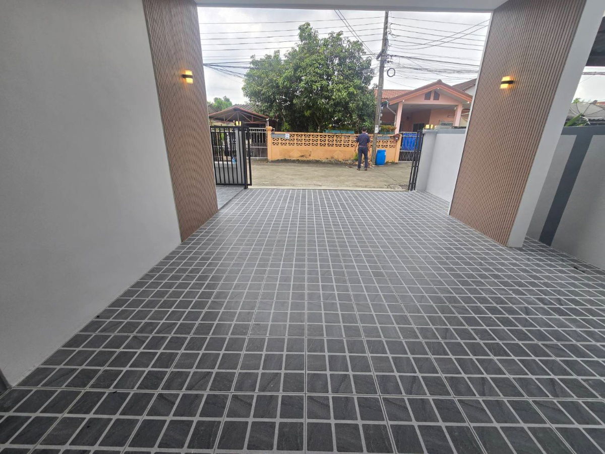 รูป บ้านเดี่ยวสไตล์นอดิก ชั้นเดียว ตกแต่งใหม่ทั้งหลัง หมู่บ้าน บัวขาว ถนนรามคำแหง174 มีนบุรี ใกล้รถไฟฟ้ารามคำแหง ทางด่วนมอเตอร์เวย์ โรงพยาบาล ห้างฯ - รูปที่ 33/36