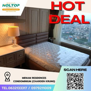 รูปภาพ #Z2614💥031068🔥 Condo for rent: Menam Residences Condominium (Charoen Krung)
