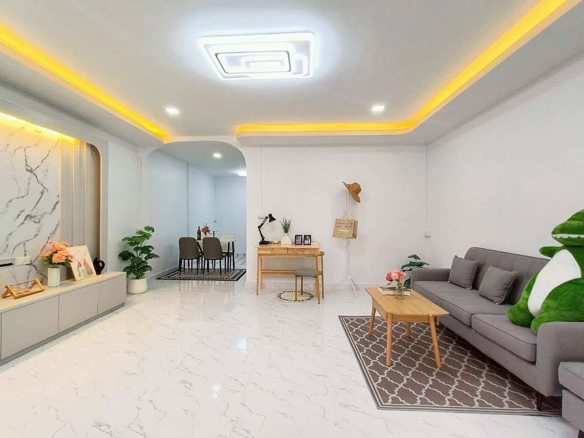 รูป ทาวน์เฮ้าส์ รีโนเวทใหม่ ม.แดนทอง สุขาภิบาล5 ซ.20 ใกล้ทางด่วน ใกล้ตลาด แถมเฟอร์นิเจอร์สวย พร้อมอยู่ เดินทางสะดวก - รูปที่ 4/21