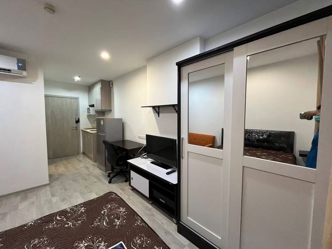 รูป เช่าคอนโด ไอดิโอ โมบิ จรัญ อินเตอร์ เชน  ห้อง Studio 22.ตร.มีชั้น 6 ฝั่งใต้  🍄 ราคาเช่า10,000บาท/ด 🍎พร้อมอยู่  - รูปที่ 7/10