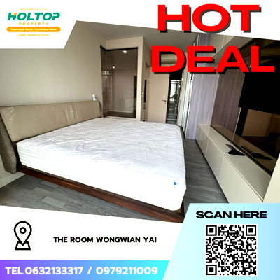 คอนโดให้เช่า : #Z2641💥 051068 🔥ให้เช่าคอนโด The Room Wongwian Yai