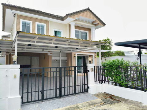 บ้านเดี่ยวหลังใหญ่ แต่งใหม่ กว้างขวาง หมู่บ้าน ภัสสร วัชรพล-วงแหวน (หมู่บ้านภัสสร 19) จตุโชติ ออเงิน สายไหม พร้อมเฟอร์ฯ สวย พร้อมอยู่ ใกล้ทางด่วน