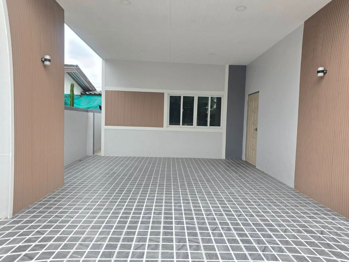 รูป บ้านเดี่ยวสไตล์นอดิก ชั้นเดียว ตกแต่งใหม่ทั้งหลัง หมู่บ้าน บัวขาว ถนนรามคำแหง174 มีนบุรี ใกล้รถไฟฟ้ารามคำแหง ทางด่วนมอเตอร์เวย์ โรงพยาบาล ห้างฯ - รูปที่ 6/36