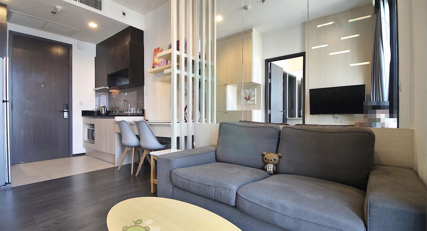 รูป ให้เช่าคอนโด เอดจ์ สุขุมวิท 23 อาคาร 1 ชั้น 19 1 ห้องนอน ขนาด 33.00 ตรม ใกล้ Interchange 21 - รูปที่ 2/8