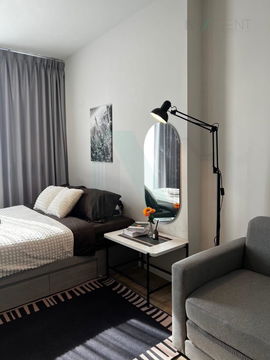 🎉 For Rent Condo MODIZ RHYME RAMKHAMHAENG Building 1, Floor 19,Studio, Room size 24 sqm