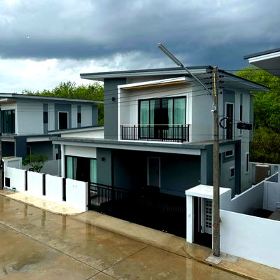 บ้านเดี่ยว สงขลา : ขาย บ้านเดี่ยว 2 ชั้น ใกล้บ้านพรุ-สนามบินหาดใหญ่ 3 ห้องนอน ขนาด 54.3 ตร.วา #ขาย 3.99 ล้านบาท  