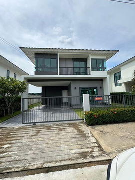 2-storey detached house for rent, new house, never occupied, Supalai Pride Bang Yai project