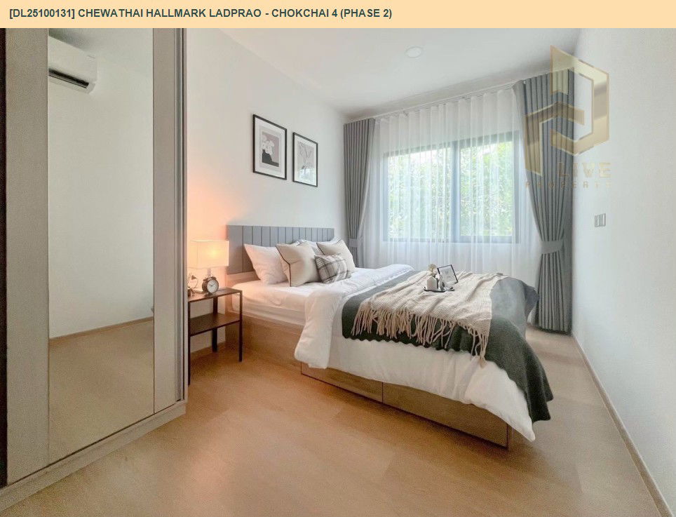 picture DL25100131 Condo for rent, Chewathai Hallmark Ladprao - Chokchai 4 (Phase 2) near -, ready to move in, call urgently 0638692663 LineID @655ebbvc - 3/10