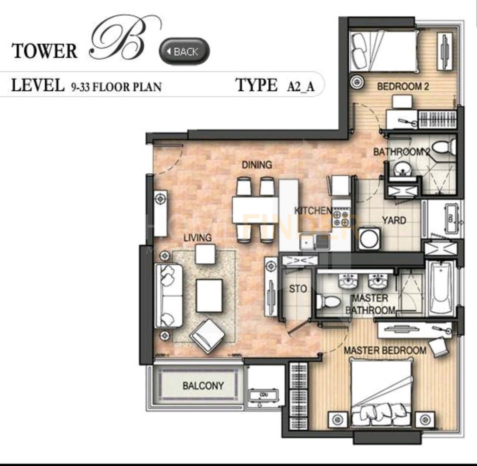 picture Aguston Sukhumvit 22 2 bedrooms, for sale - 26/28