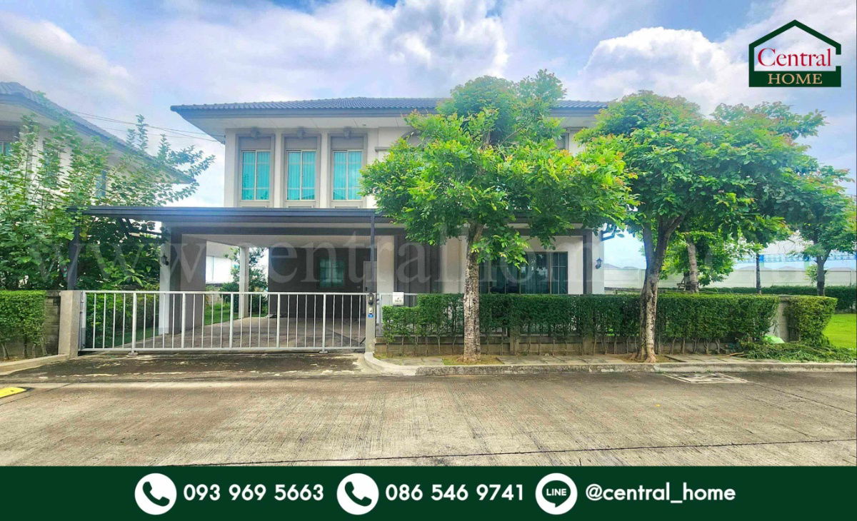 รูป บ้านเดี่ยว เสนาวิลเลจ วงแหวน - บางบัวทอง บ้านสวย พร้อมอยู่ - รูปที่ 1/18
