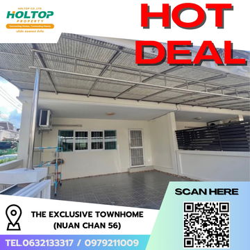 #R6829 🎉 061068 House for rent The Exclusive Townhome (Nuan Chan 56)