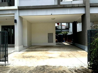 บ้านเดี่ยว นิคมอุตสาหกรรมเอเชีย สุวรรณภูมิ : #st20971 ขายหรือเช่าบ้านแฝด พร้อมเข้าอยู่กลางเดือนตุลาคม  เอโทล บาหลี บีช อ่อนนุช-ลาดกระบัง ATOLL BALI BEACH 