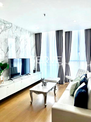 Condos for rent : Fully Furnished for 2 Beds Corner Unit on High Fl. 45+ Next to BTS-Noble Ploenchit