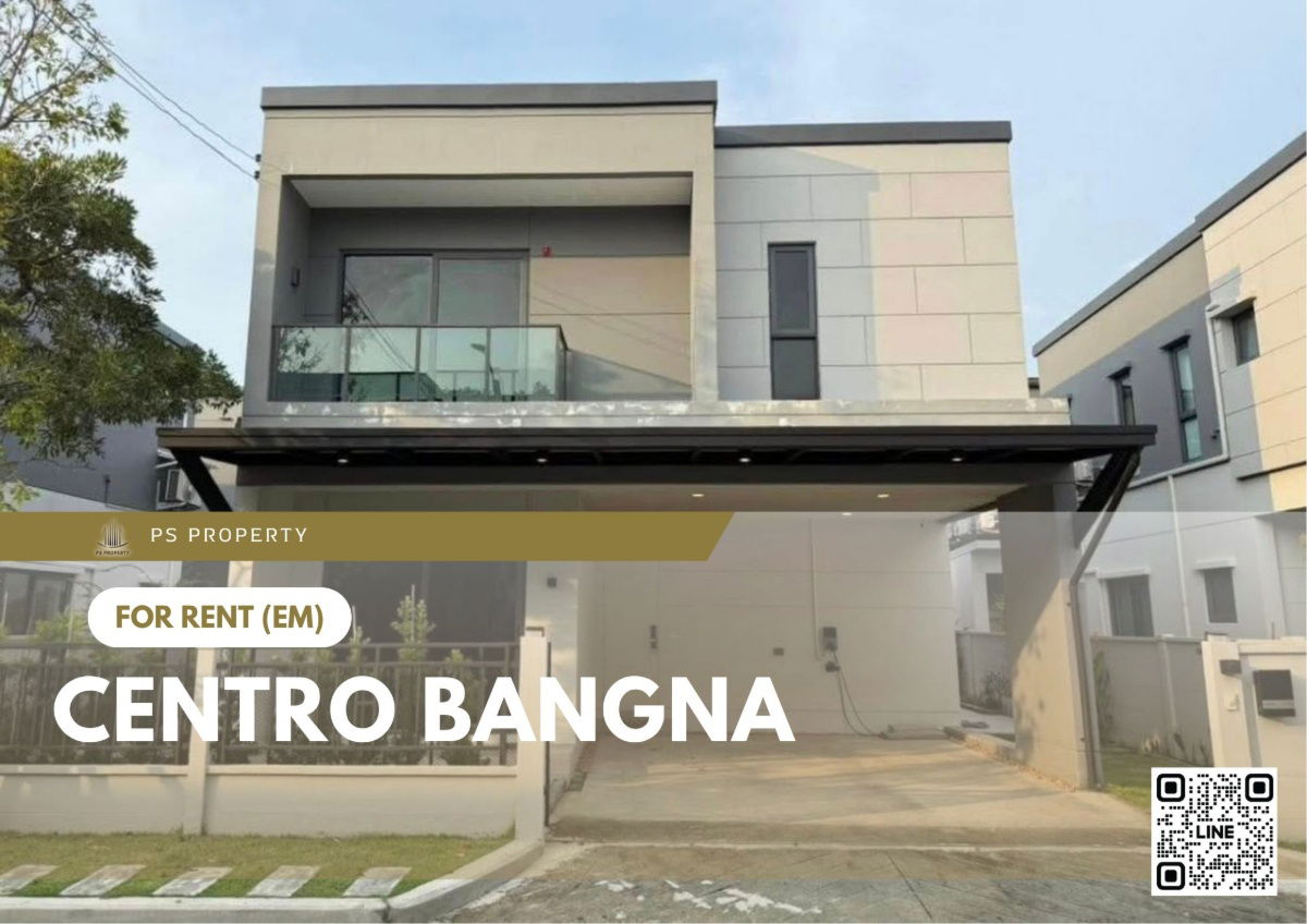 picture Single house for rent ✨ Centro Bangna ✨ 3 bedrooms, 3 bathrooms, fully furnished and equipped with appliances - 1/11