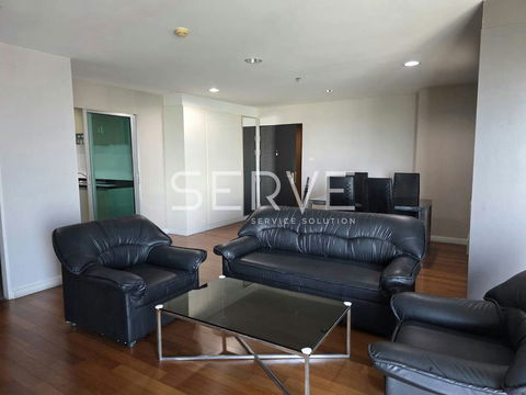 3 Beds with Bathtub Large Room Good Location MRT Phra Ram 9  500 m. and CentralPlaza / For Rent-Belle Grand Rama 9