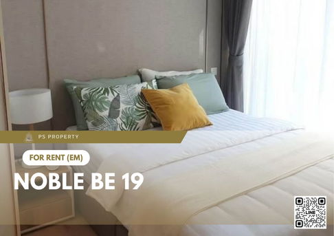 For rent ✨ Noble BE 19 ✨ Fully furnished and equipped, near BTS Asoke