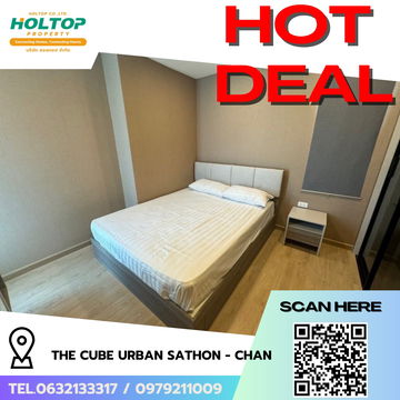 #R6807 🎉 061068  Condo for rent  The Cube Urban Sathon - Chan