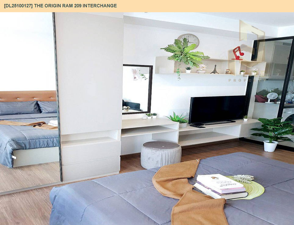 picture DL25100127 Condo for rent, The Origin Ram 209 Interchange near รถไฟฟ้าสายสีชมพู, ready to move in, call urgently 0638692663 LineID @523dslwi - 8/10