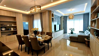 Houses for sale Chonburi : New single detached house in Pattaya, 3 bedrooms with private swimming, ready to move in
