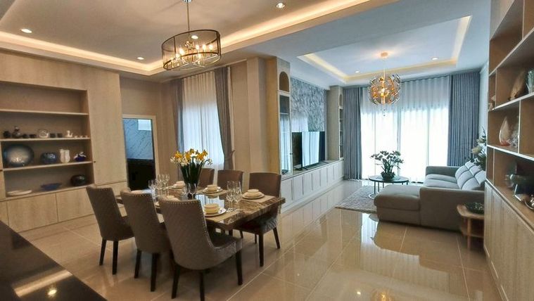 บ้านเดี่ยวพัทยา สร้างใหม่ 3 ห้องนอน 4 ห้องน้ำ + สระว่ายน้ำ ที่ดิน 94ตร.วา เฟอนิเจอร์ครบ พร้อมอยู่