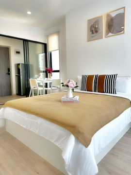 🟢Condo For Rent 🟢The Rich Rama 9 - Srinakarin Zone Rama 9 Fully-Furnished 1 bedroom 1 bathroom HOT!!