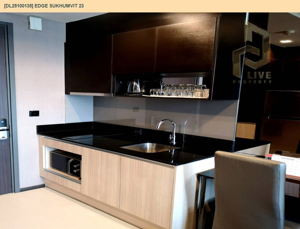 picture DL25100135 Condo for rent, Edge Sukhumvit 23 near BTS Asok, ready to move in, call urgently 0638692663 LineID @655ebbvc - 5/14