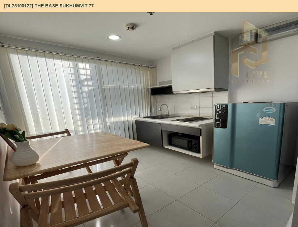 รูป DL25100122 ให้เช่าคอนโด เดอะ เบส สุขุมวิท 77 (The Base Sukhumvit 77) ใกล้ BTS อ่อนนุช พร้อมเข้าอยู่ โทรด่วน 0614453194 LineID @952jdxxk - รูปที่ 7/9
